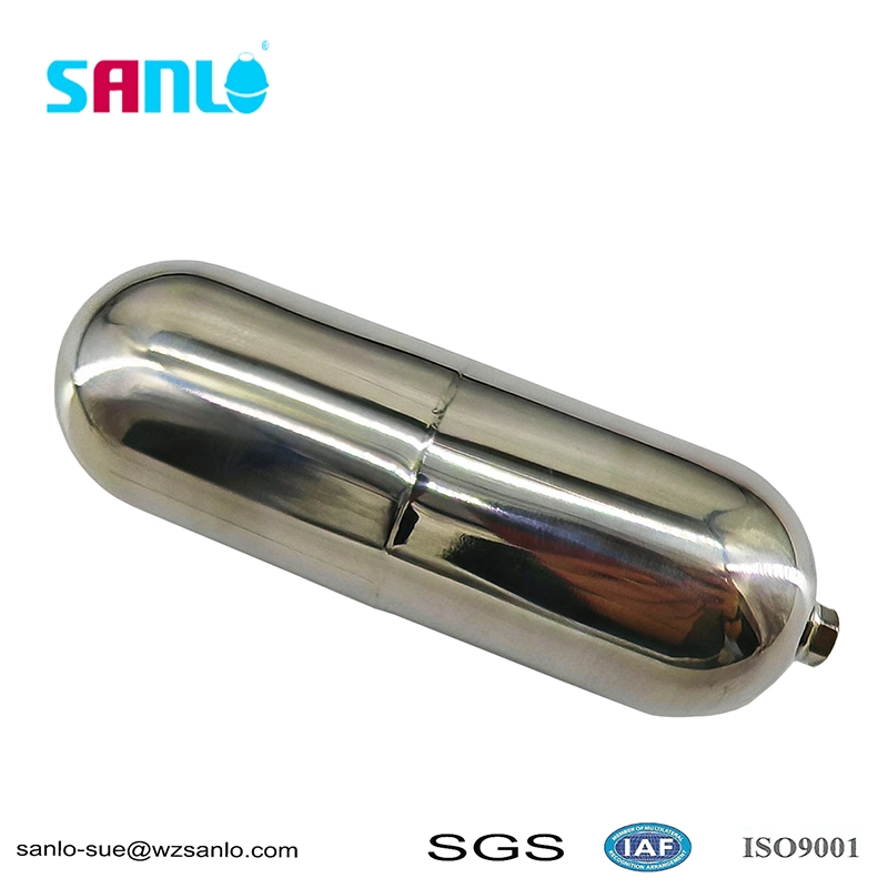 Schwimmerkugel aus SUS316L-Stahl 50*150 mit M6